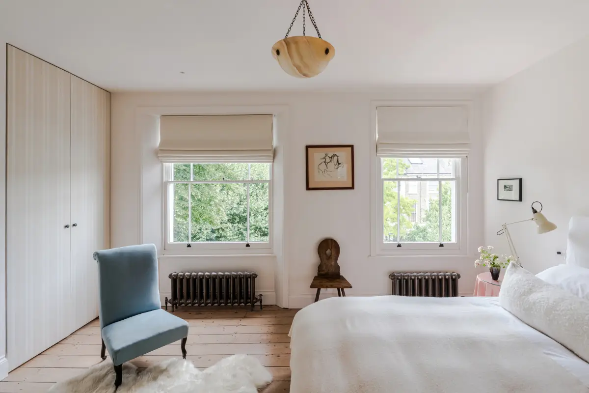 A Bright Late Victorian Townhouse in London 12 bedroom-built-in-wardrobes-large-windows