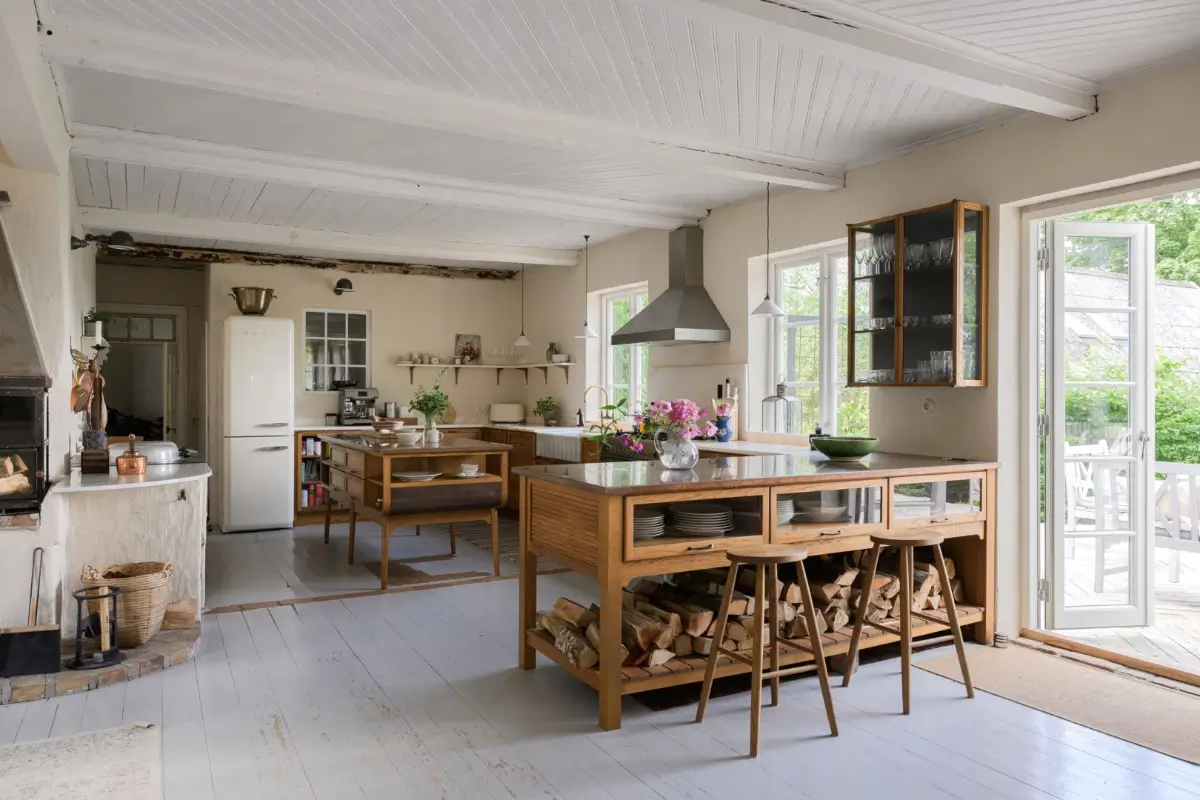 Historic Character and a deVOL Kitchen in a Swedish Country House 10 devol kitchen haberdasher cabinets