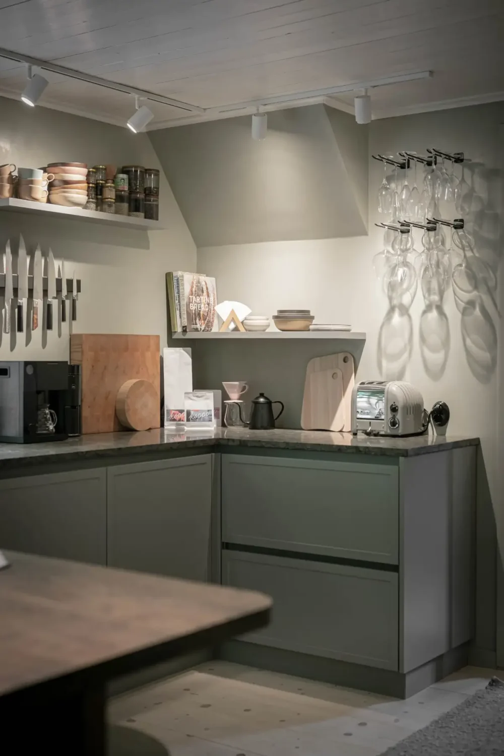 Modern Comforts and Historic Architecture in an 18th Century Home 7 kitchen detail