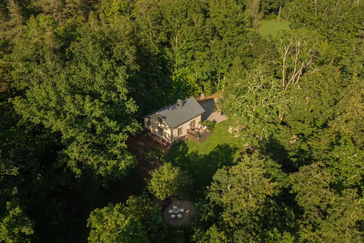 Modern Comforts and Historic Architecture in an 18th Century Home 37 small swedish holiday house from above Modern Comforts and Historic Architecture in an 18th Century Home