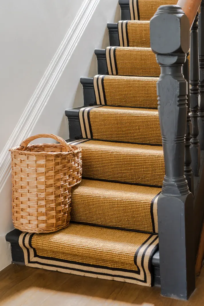 A Three-Bedroom Duplex Apartment with a Large Roof Terrace in London 14 staircase basket
