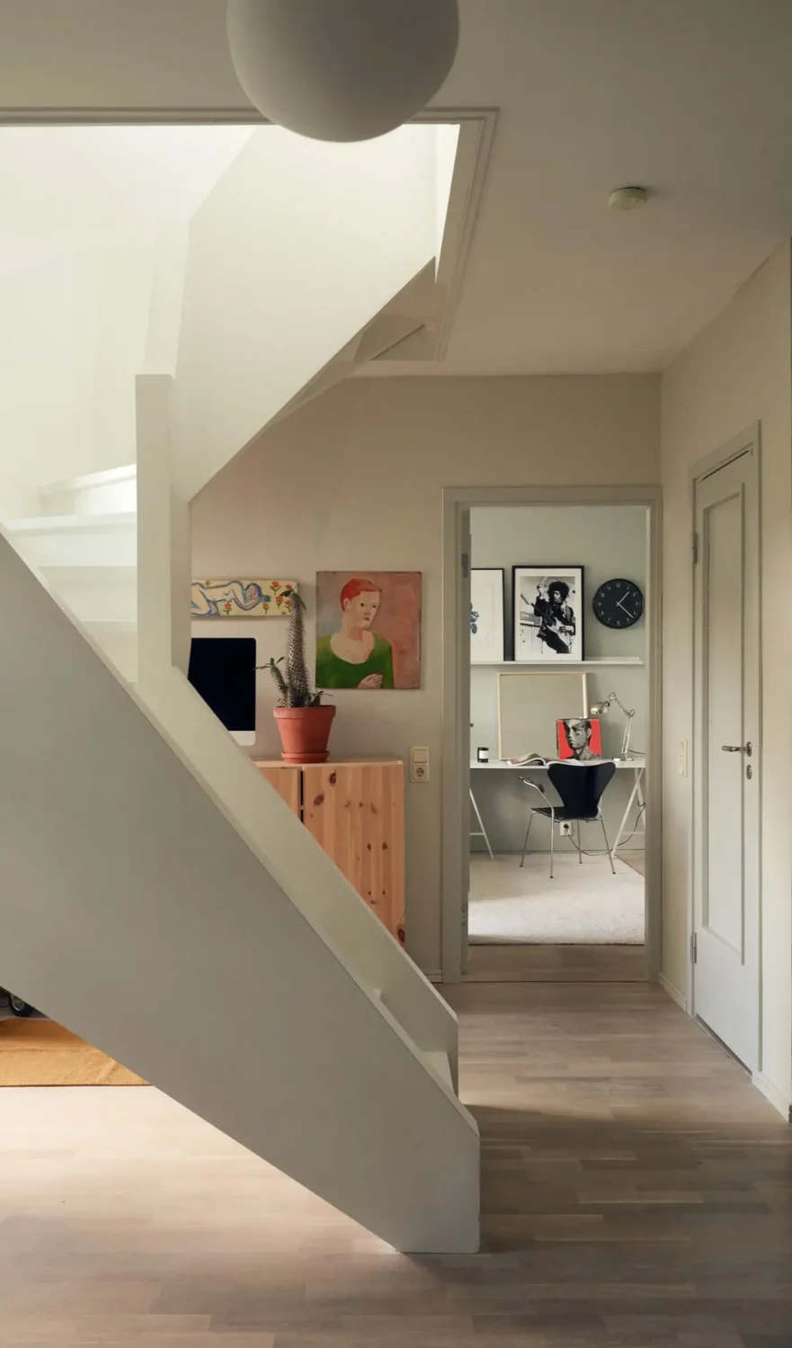 Industrial Elements in a 1960s Duplex Apartment in Stockholm 10 swedish duplex