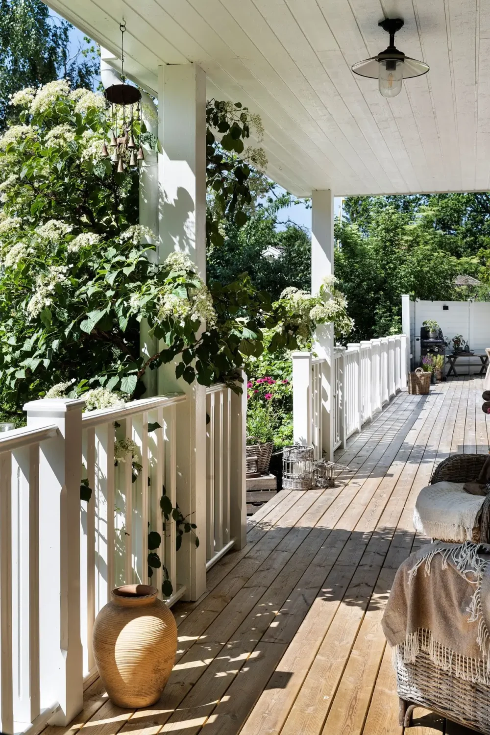 Scandinavian Design Meets The Hamptons in a Swedish Country House 6 veranda