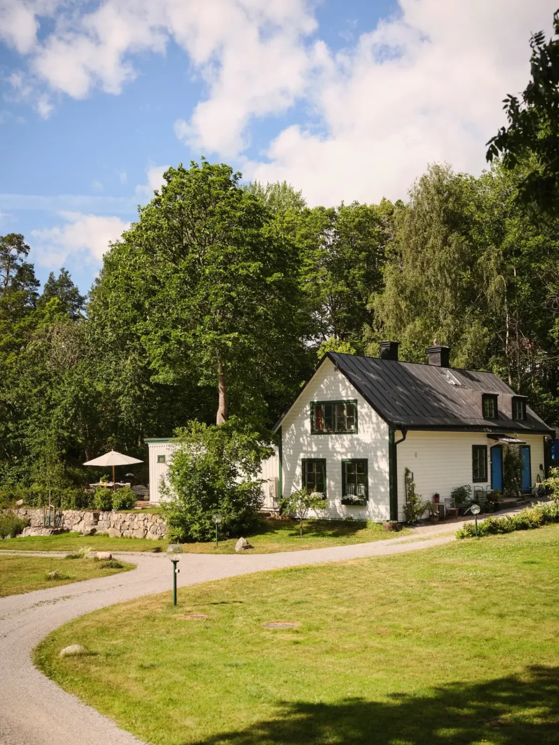 A Colorful Family Home in an Old Gardener's Cottage in Sweden 48 white swedish family home