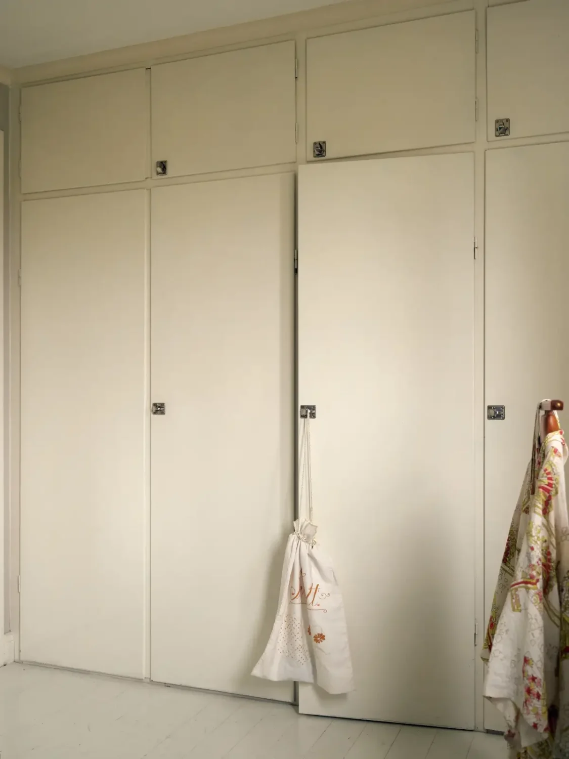 A Cheerful Color Palette in an Early 20th Century Villa in Stockholm 25 built-in wardrobes