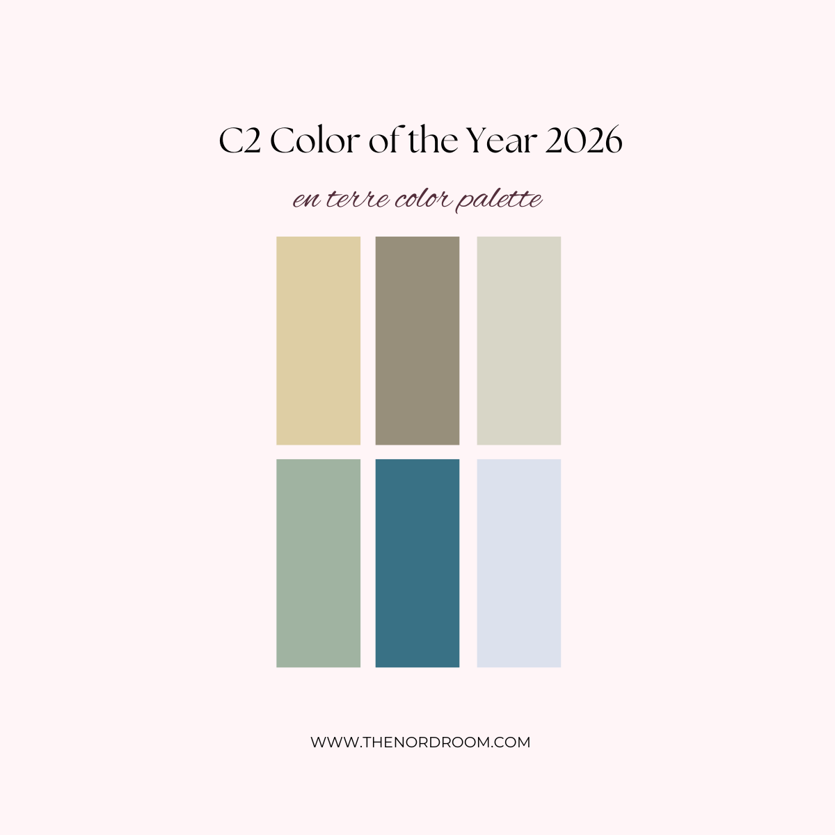 C2 Color of the Year 2026: Epernay 3 c2 color of the year color palette nordroom C2 Color of the Year 2026: Epernay
