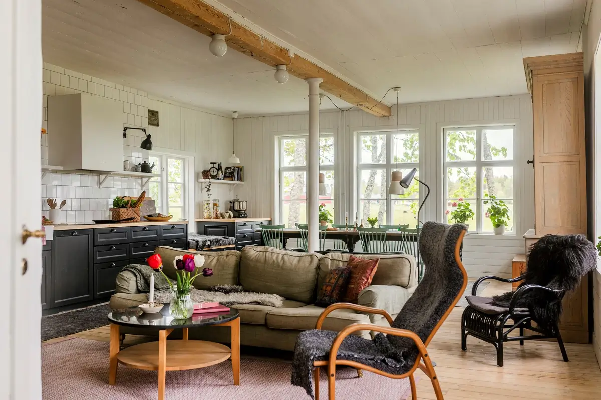 A Cozy Family Home in a Renovated 19th Century School Building 1 school-conversion-sweden-nordroom38