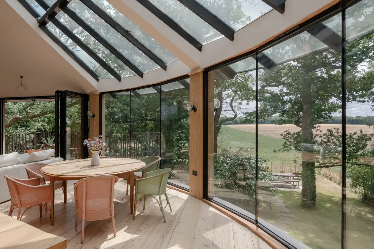 The Roundhouse: A Sustainable Five-Bedroom House in the Hertfordshire Countryside 14 the roundhouse england29