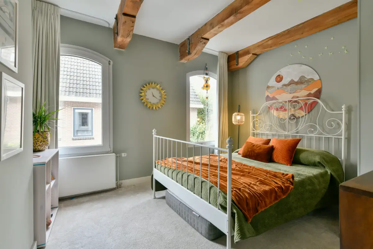 A Spacious Loft Apartment in a Converted Amsterdam Grain Warehouse 21 amsterdam warehouse apartment exposed beams nordroom3 A Spacious Loft Apartment in a Converted Amsterdam Grain Warehouse