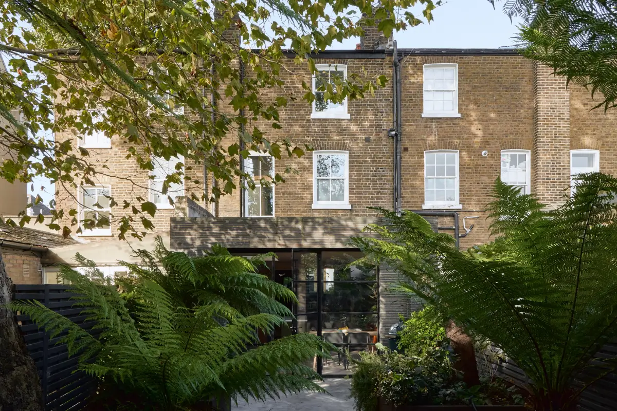 A Beautiful Victorian Townhouse Reimagined for Modern Living 23 garden exterior townhouse