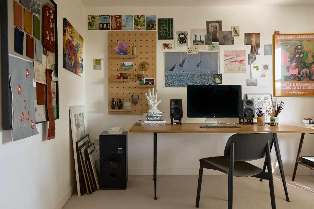 A Beautiful Victorian Townhouse Reimagined for Modern Living 40 home office art mood boards