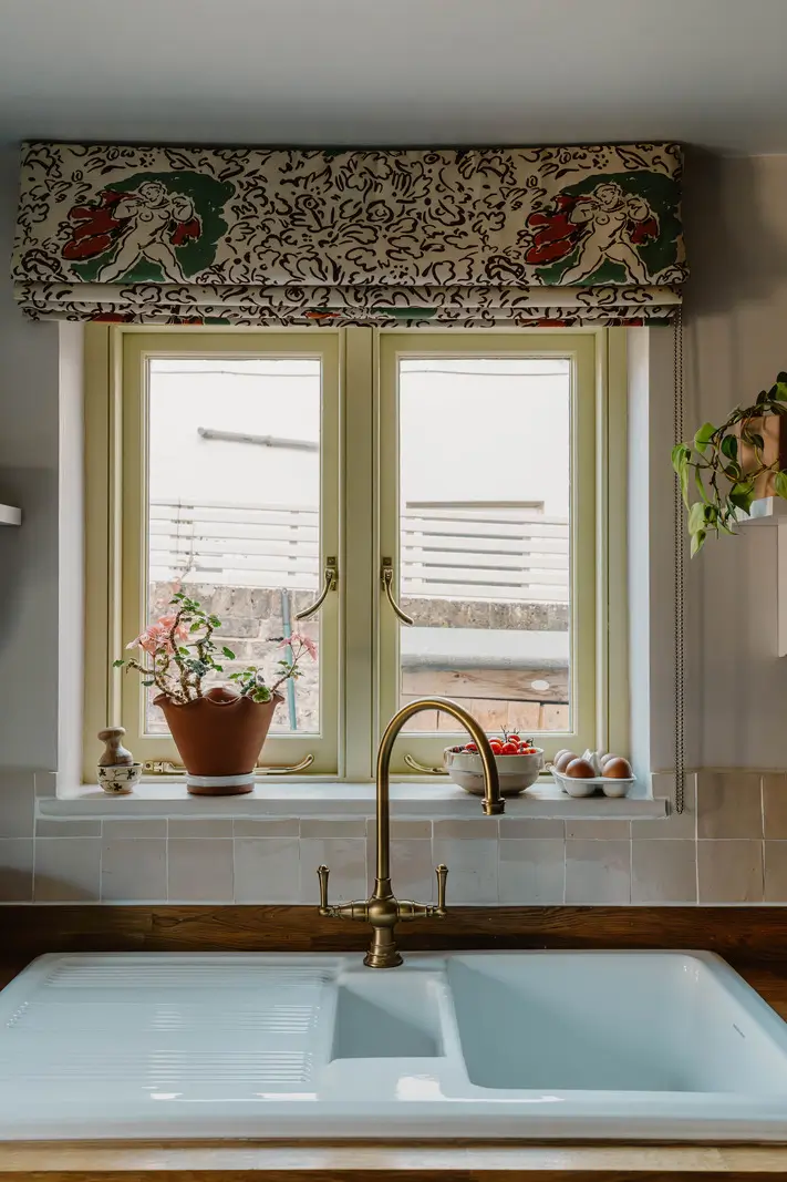 Cozy Interiors in a Restored 19th Century Family Home in Tunbridge Wells 5 kitchen window