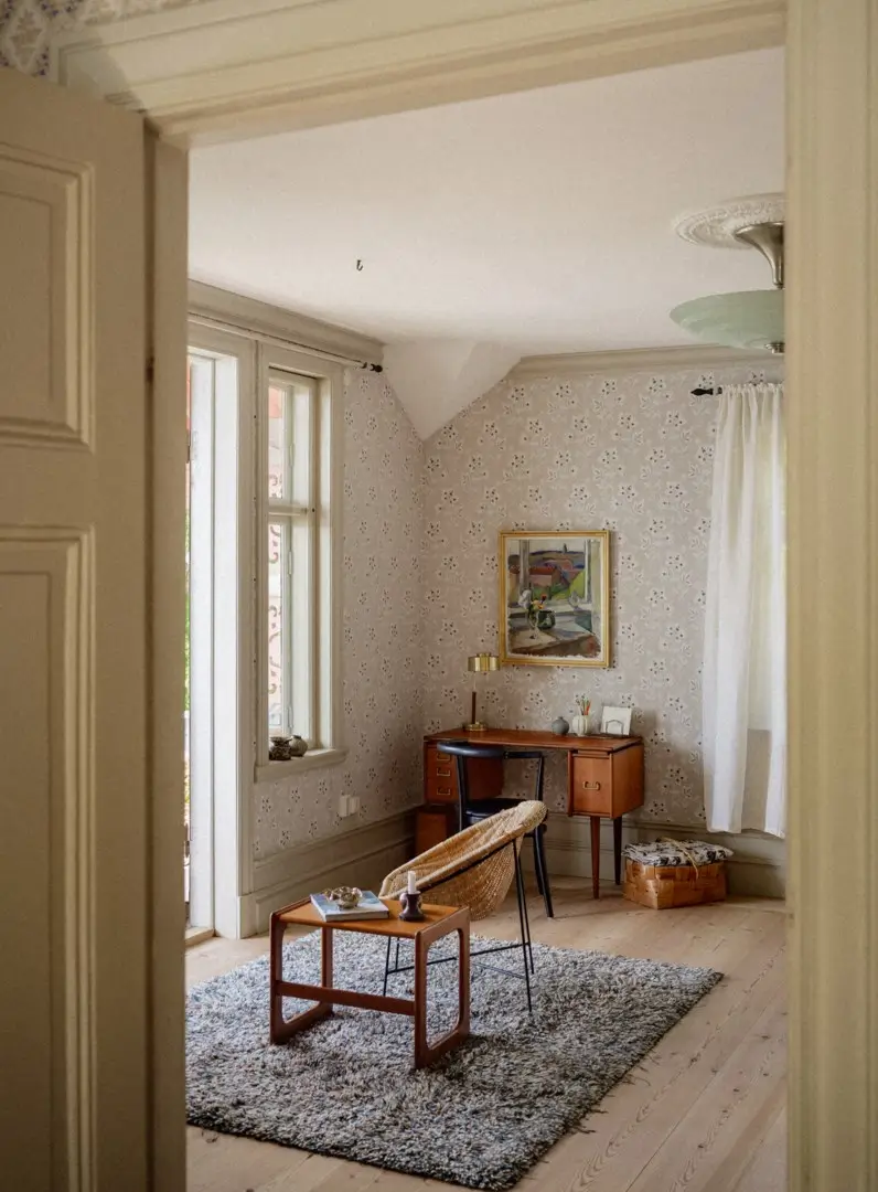A Beautiful Pink Villa Overlooking the Stockholm Archipelago 23 pink-swedish-villa-nordroom35