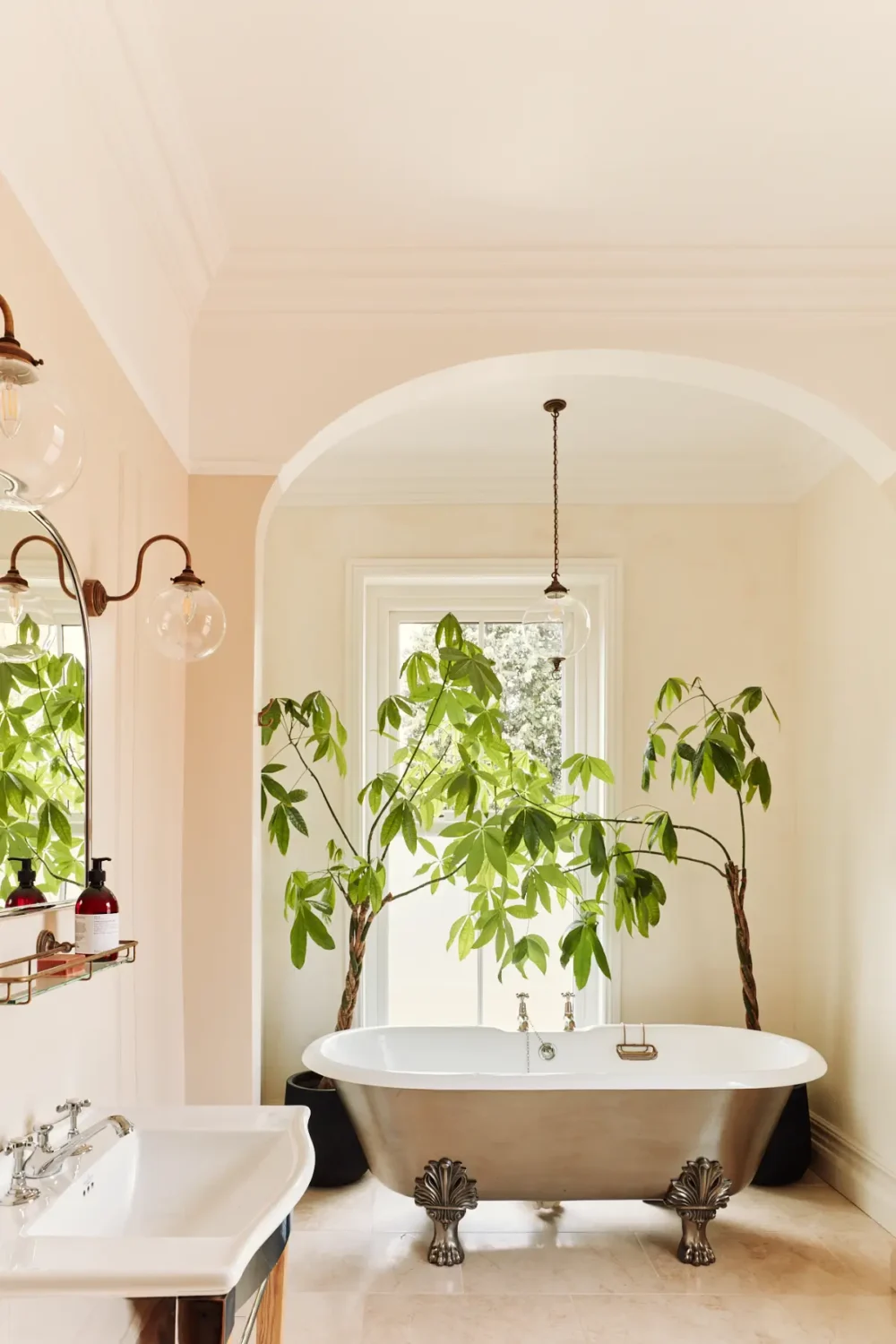 The Top Home Design Trends for 2026: Bold Color, Cozy Corners & Climate-Ready Living 18 spa-like-bathroom-freestanding-bath-plaster-walls-nordroom