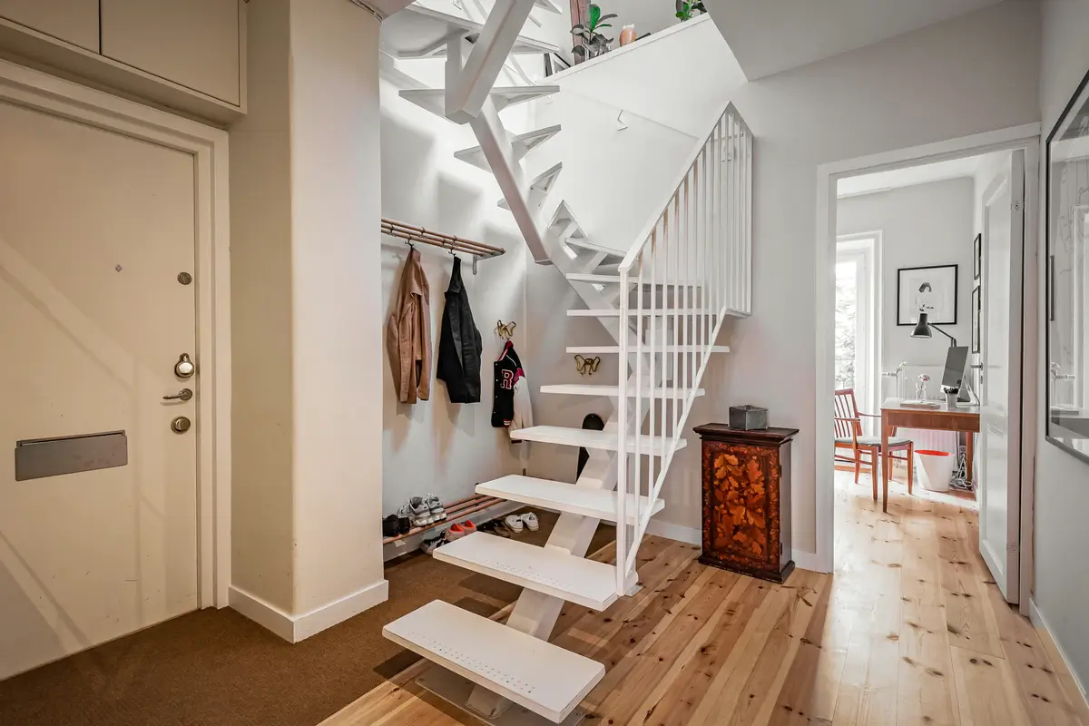 A Bright Duplex Apartment with Exposed Beams and a Roof Terrace 33 duplex-family-apartment-stockholm-nordroom12