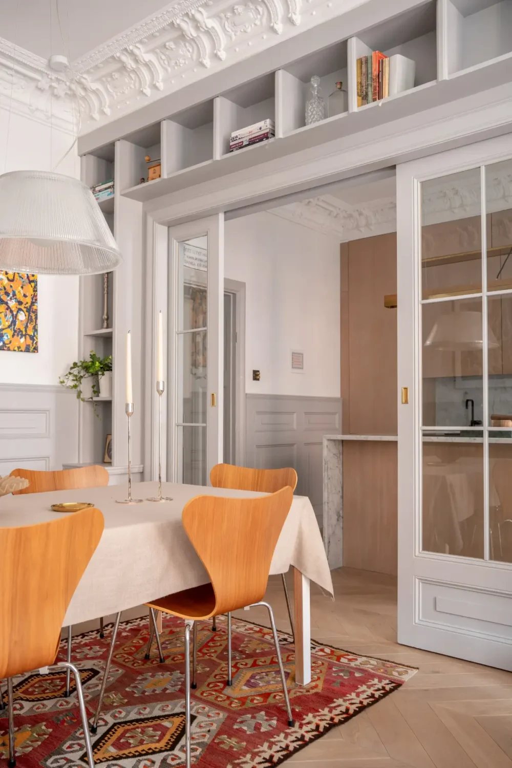 Period Details Meet Contemporary Materials in a Stylish Stockholm Apartment 9 period-details-meets-modern-materials-stockholm-apartment-nordroom25