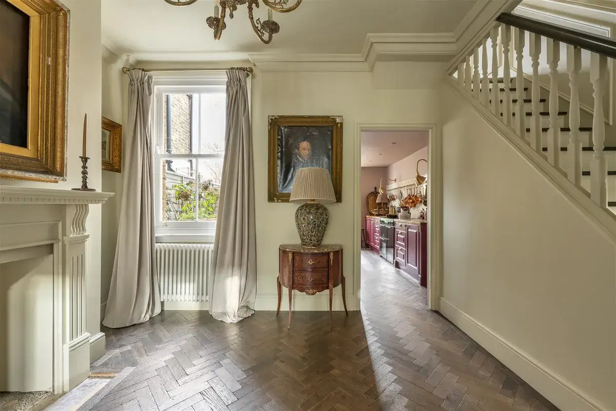 A Pink Kitchen in a Beautifully Restored Victorian House 17 restored-victorian-terrace-house-london15