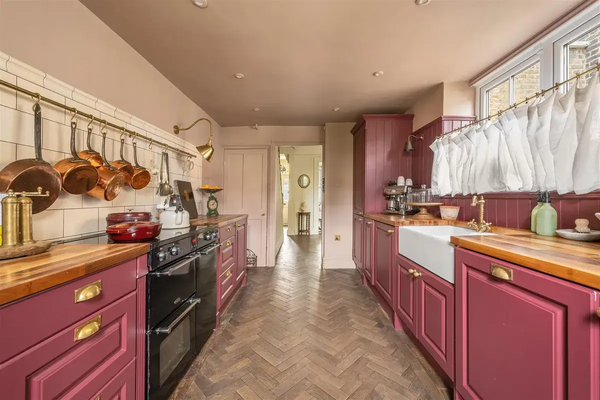 A Pink Kitchen in a Beautifully Restored Victorian House 23 restored-victorian-terrace-house-london23