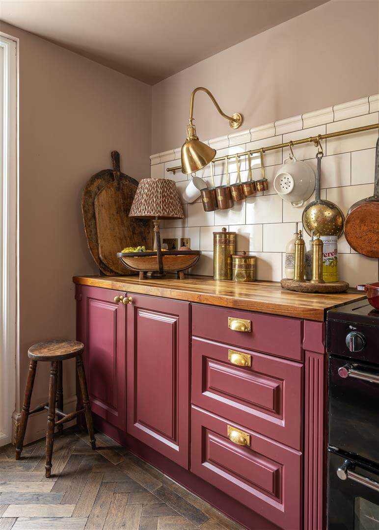 A Pink Kitchen in a Beautifully Restored Victorian House 20 restored-victorian-terrace-house-london27