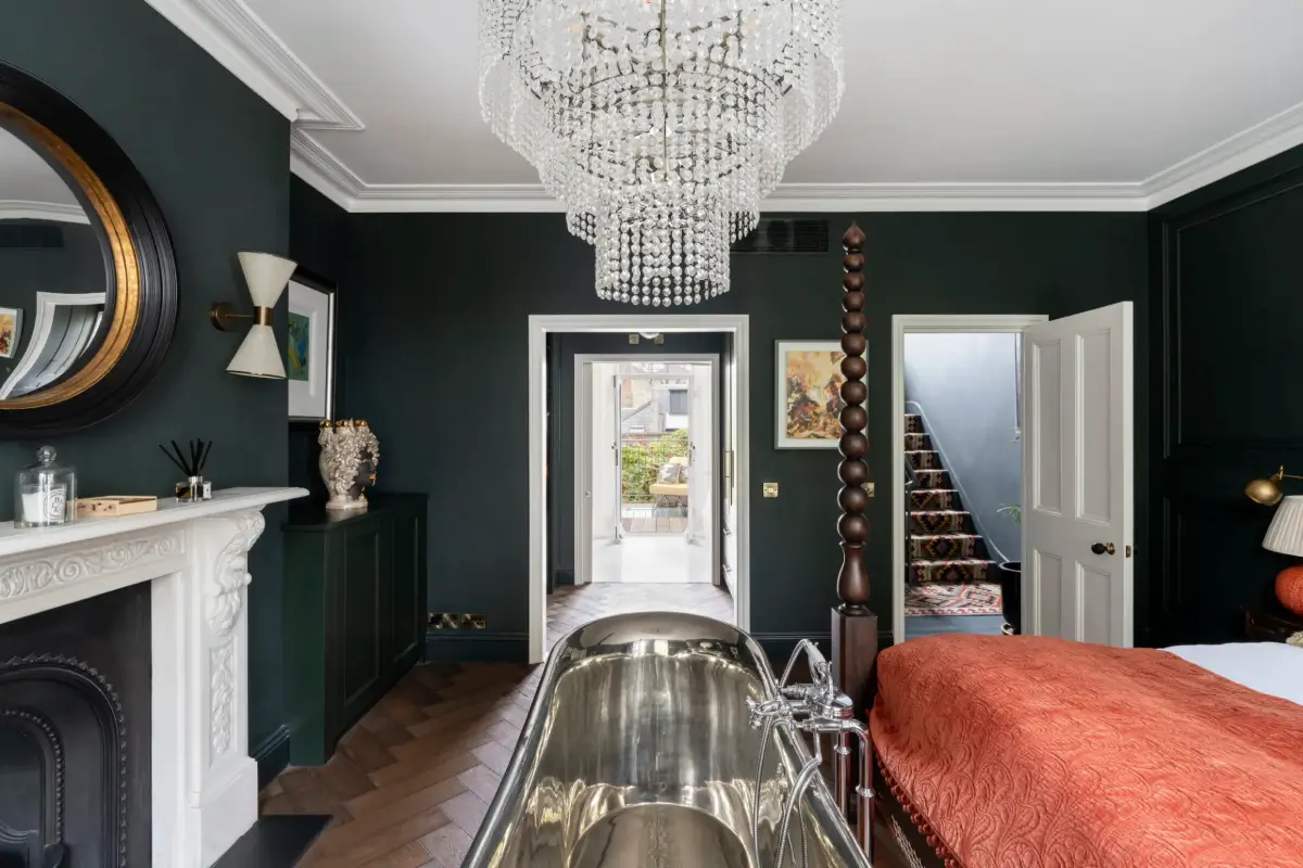 Contrasting Colors in an Elegant Notting Hill Townhouse 18 stylish-notting-hill-townhouse18