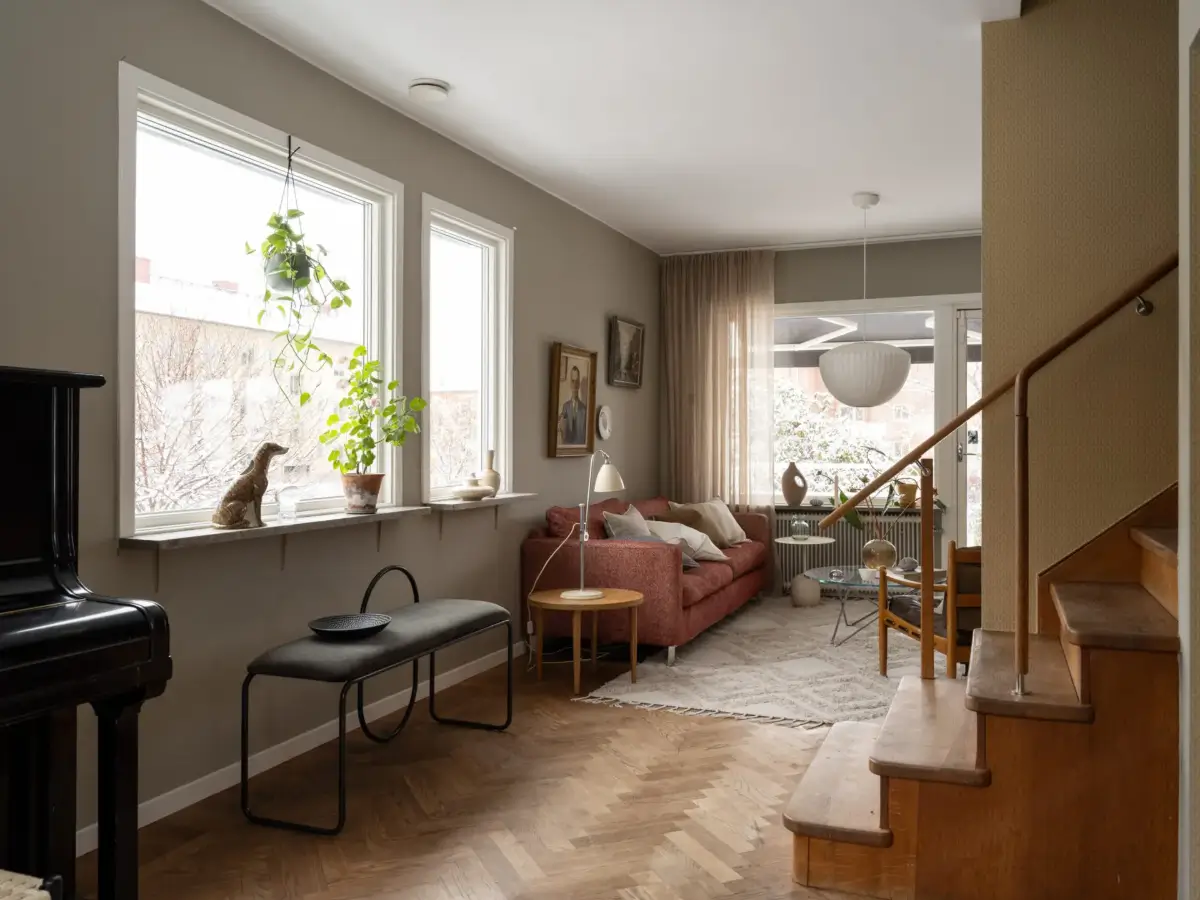 A Well-Preserved 1940s Townhouse Designed by Sweden's First Female Architect 7 well-preserved-1940s-terrace-house-sweden8