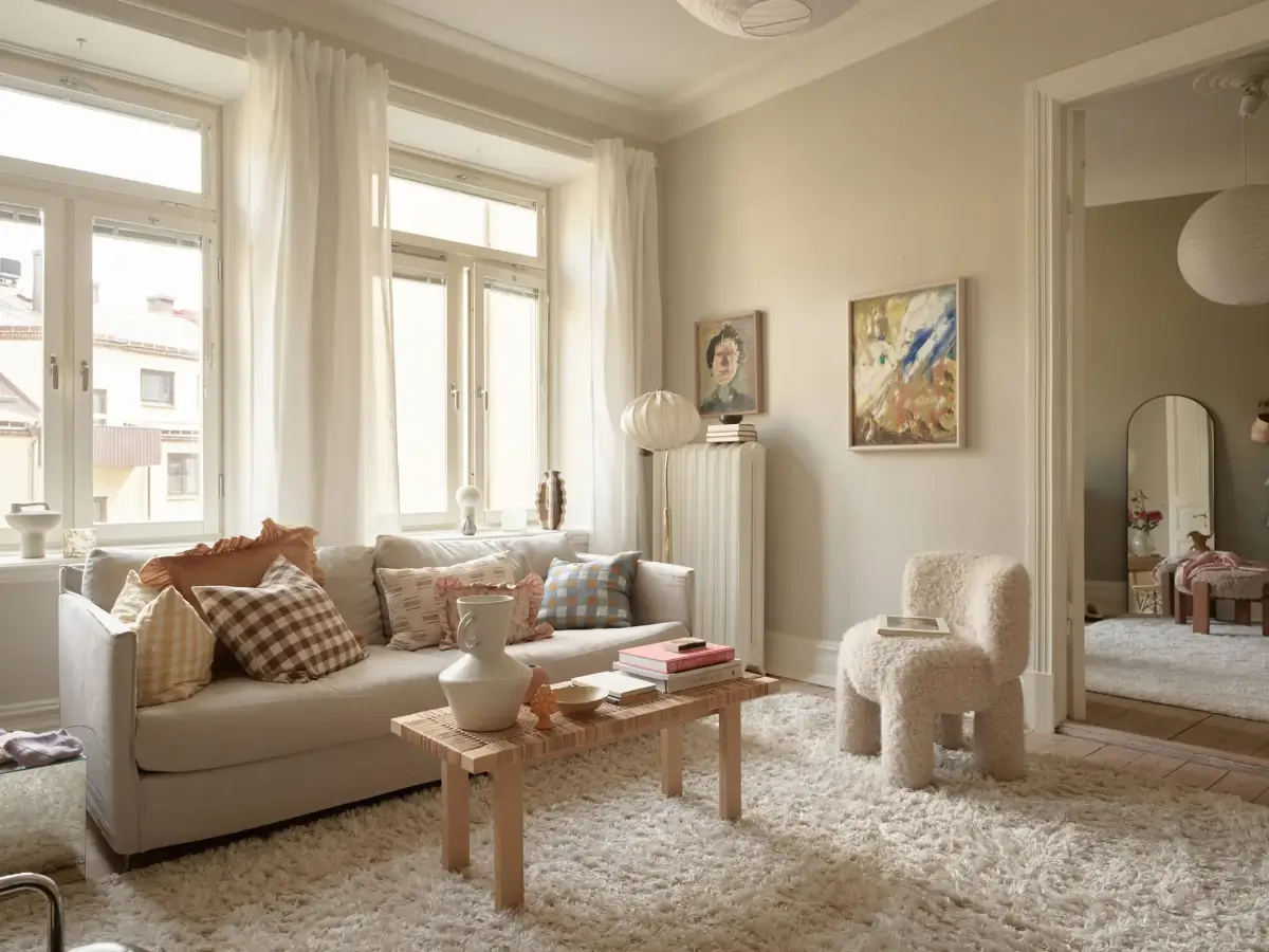 A Cozy and Light Early 20th-Century Apartment in Gothenburg 5 charming-scandinavian-apartment-nordroom