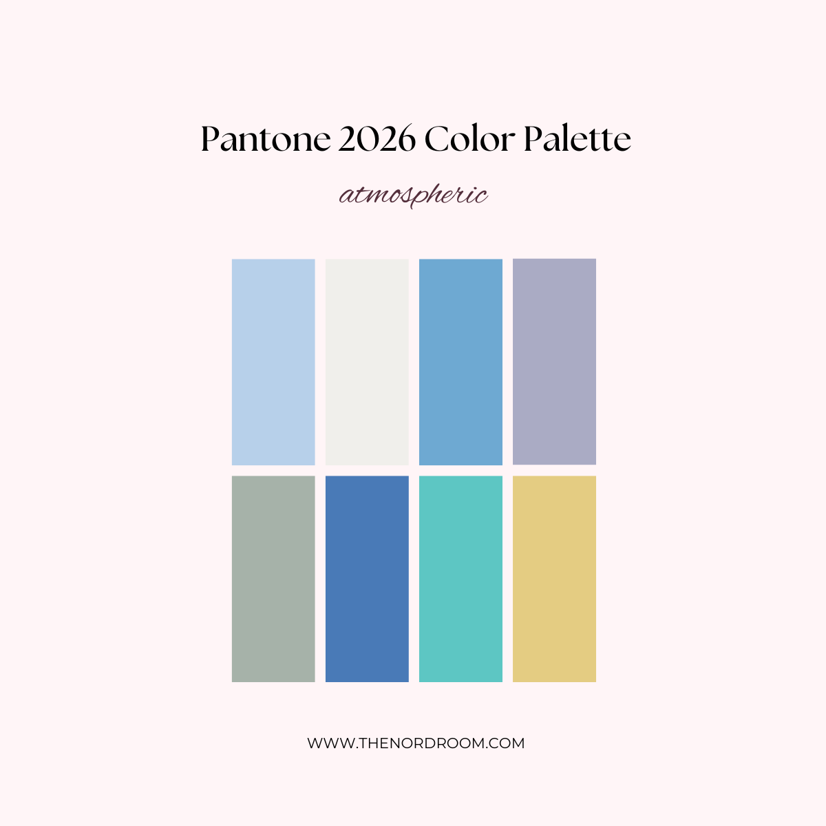 Why Pantone’s “Cloud Dancer” Feels Underwhelming as the 2026 Color of the Year 11 pantone-color-palette-2026-atmospheric-nordroom