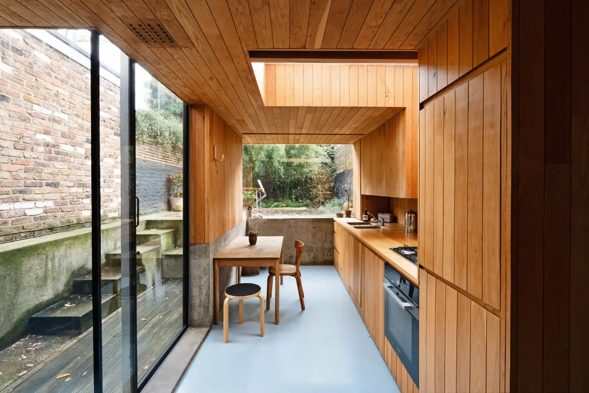 Modern Concrete and Oak Interiors in a Victorian House Designed by David Adjaye 7 swarovski-house-london-David-Adjaye