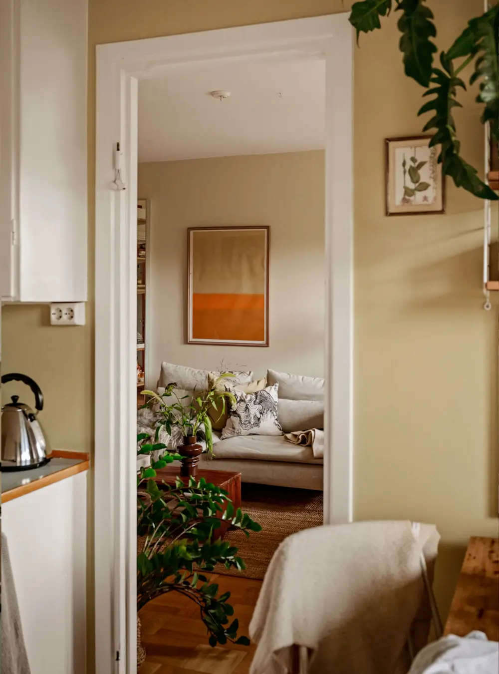 Light Rooms and the Original Kitchen in a 1950s Apartment 19 beige-interiors-1950s-apartment-stockholm-nordroom