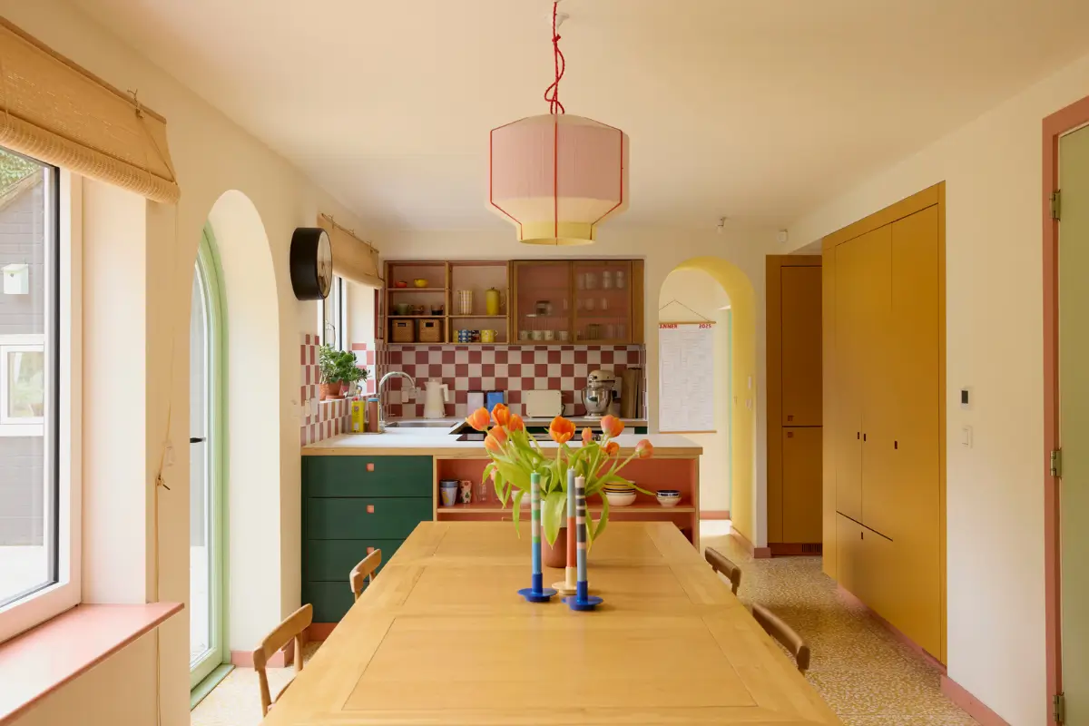 A Colorful Danish-Inspired Mid-Century Family Home in London 1 colorful-mid-century-family-home-north-london-nordroom.