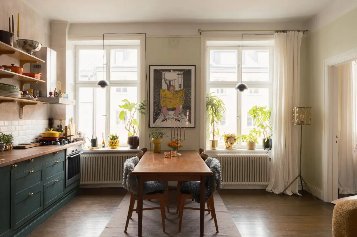 Ochre-Yellow Color Accents in a Cozy Turn-of-the-Century Apartment 3 cozy-turn-of-the-century-apartment-stockholm