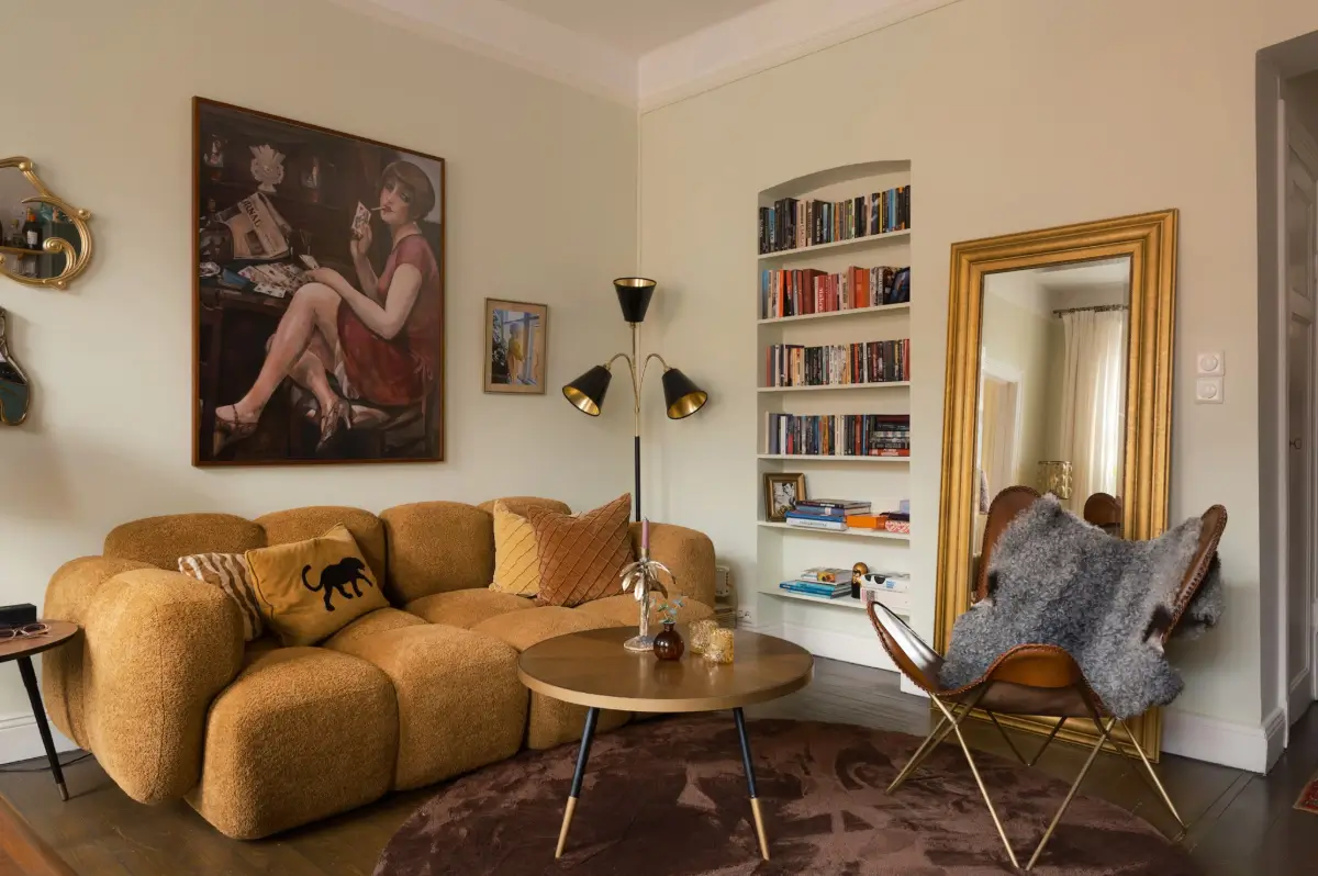 Ochre-Yellow Color Accents in a Cozy Turn-of-the-Century Apartment 2 cozy-turn-of-the-century-apartment-stockholm