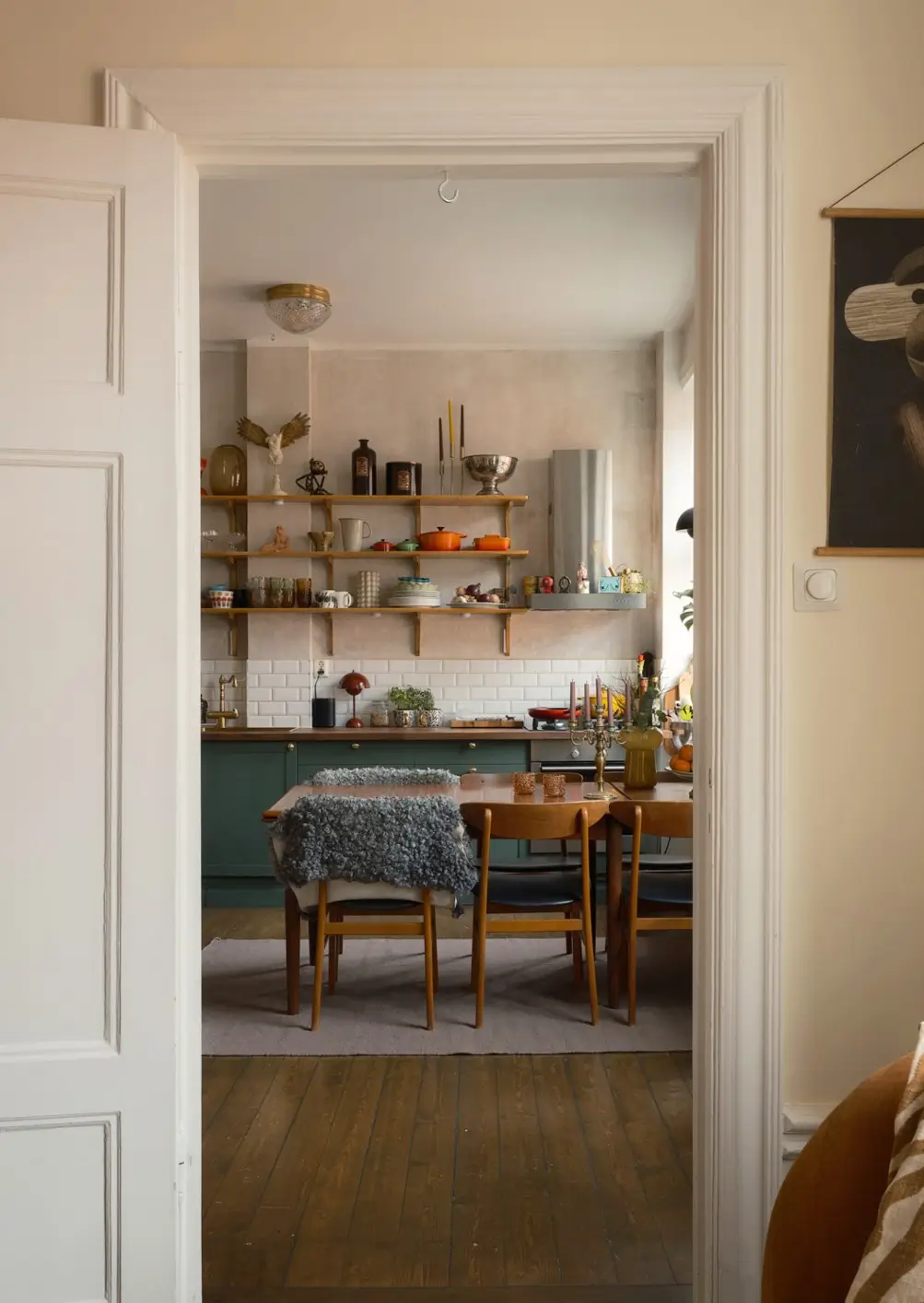 Ochre-Yellow Color Accents in a Cozy Turn-of-the-Century Apartment 10 cozy-turn-of-the-century-apartment-stockholm