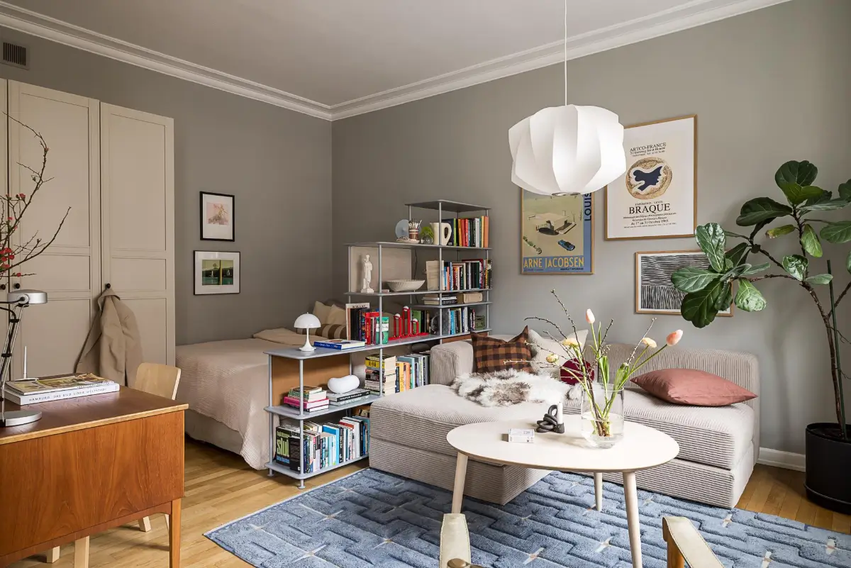 A Light-Filled and Social Studio Apartment in a 1920s Building 18 scandinavian-studio-apartment-nordroom