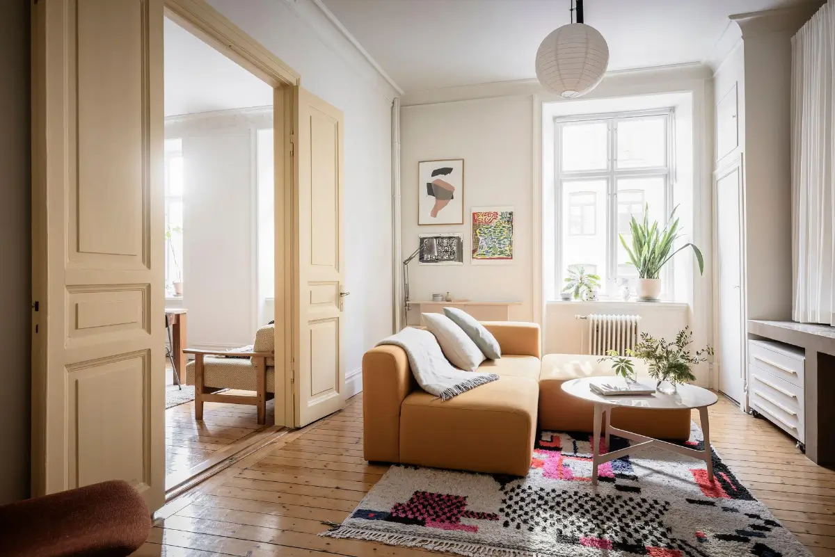 A Contemporary Architect-Designed Reimagination of an Early 20th-Century Apartment 2 architect-designed-apartment-sweden-nordroom