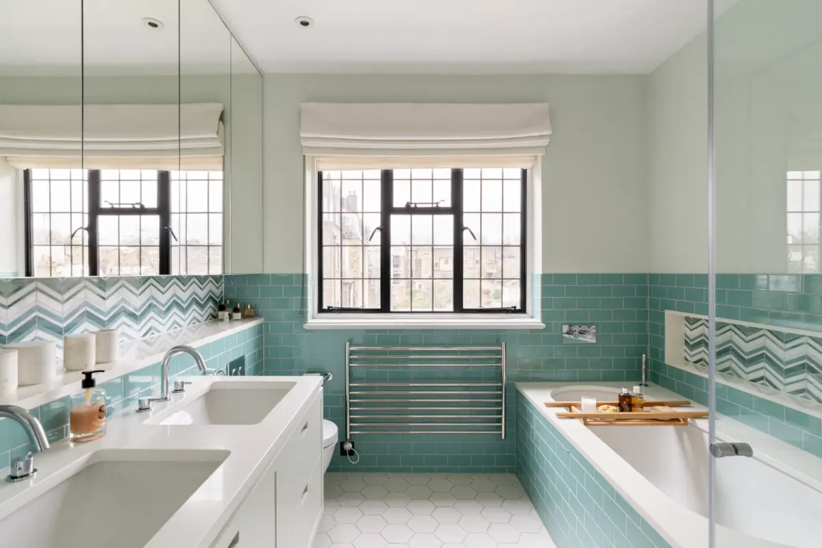 Green Tones in a Narrow Renovated Holland Park Townhouse 14 green-tones-renovated-holland-park-townhouse