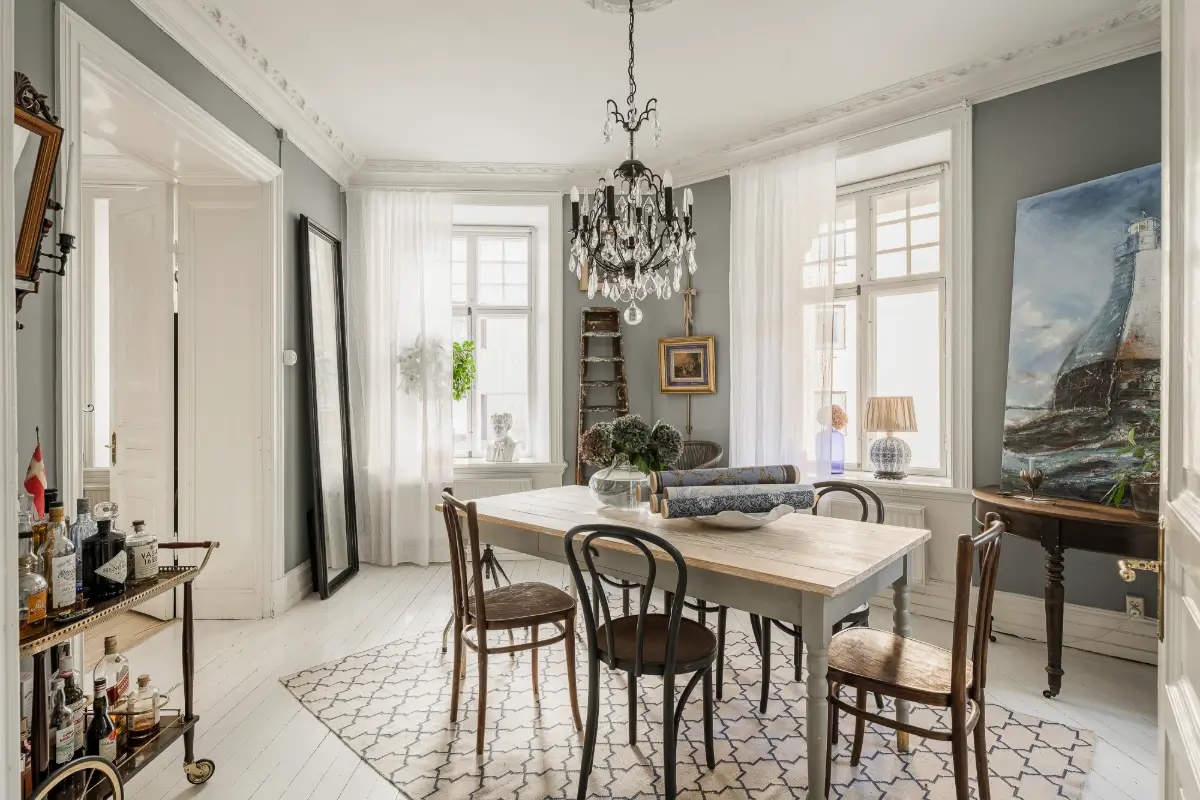 Large Windows, Period Character, and a Charming Kitchen in a Swedish Apartment 27 period-features-thoughtful-updates-scandinavian-apartment-nordroom