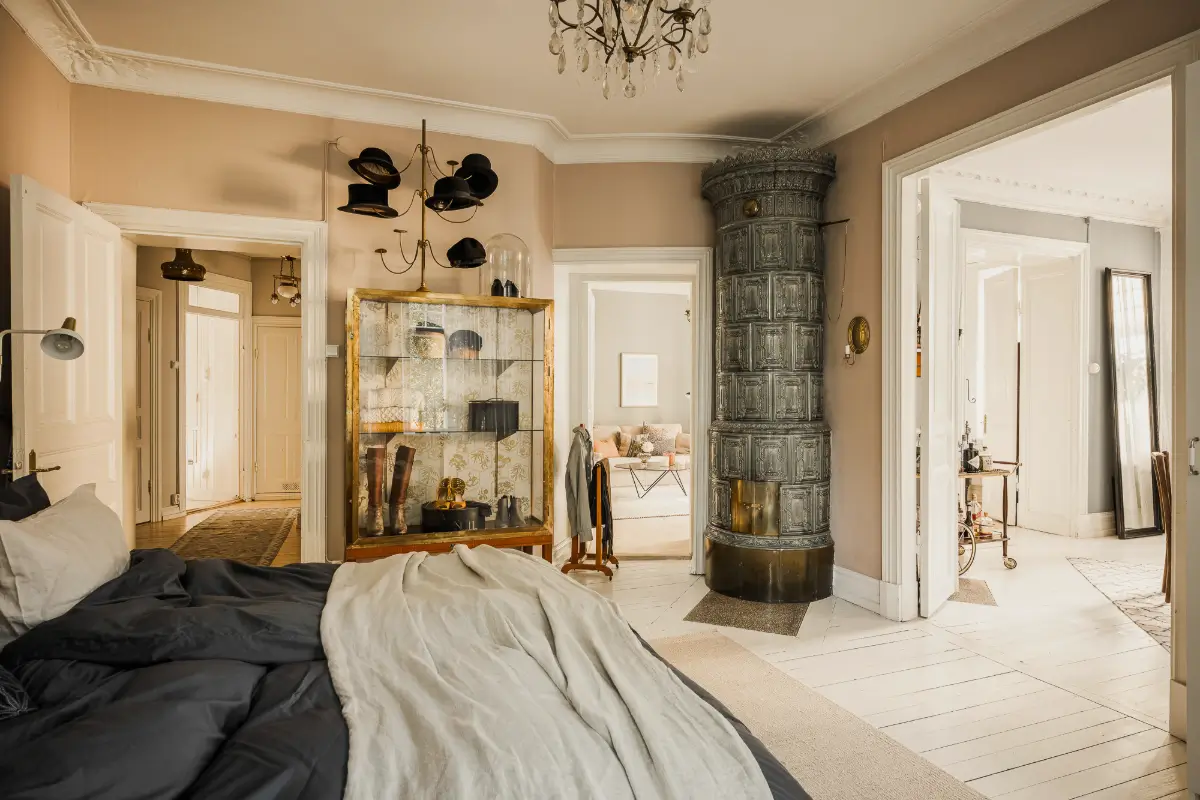 Large Windows, Period Character, and a Charming Kitchen in a Swedish Apartment 37 period-features-thoughtful-updates-scandinavian-apartment-nordroom