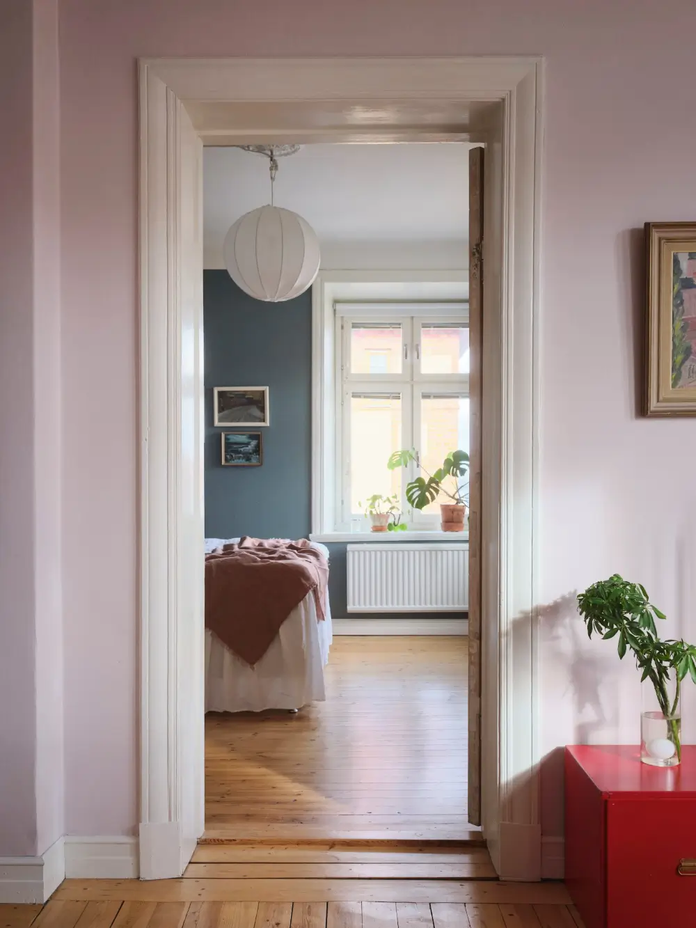 A Pink Living Room in a Top Floor Art Nouveau Apartment 9 pink-living-room-early-20th-century-apartment-nordroom