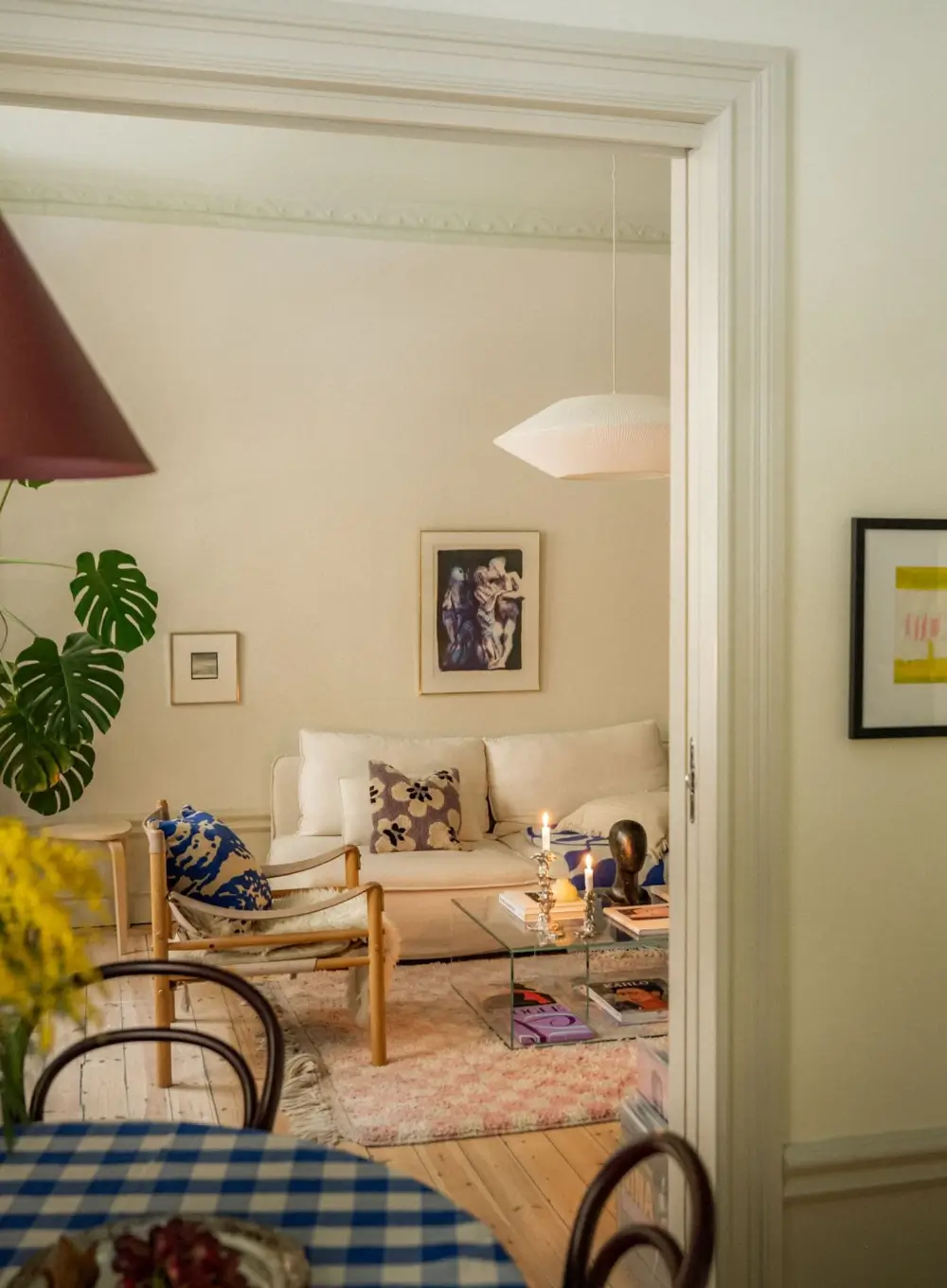 Painted Ceilings and a Light Yellow Kitchen in a Swedish Apartment 8 renovated-late-19th-century-apartment-yellow-kitchen-nordroom