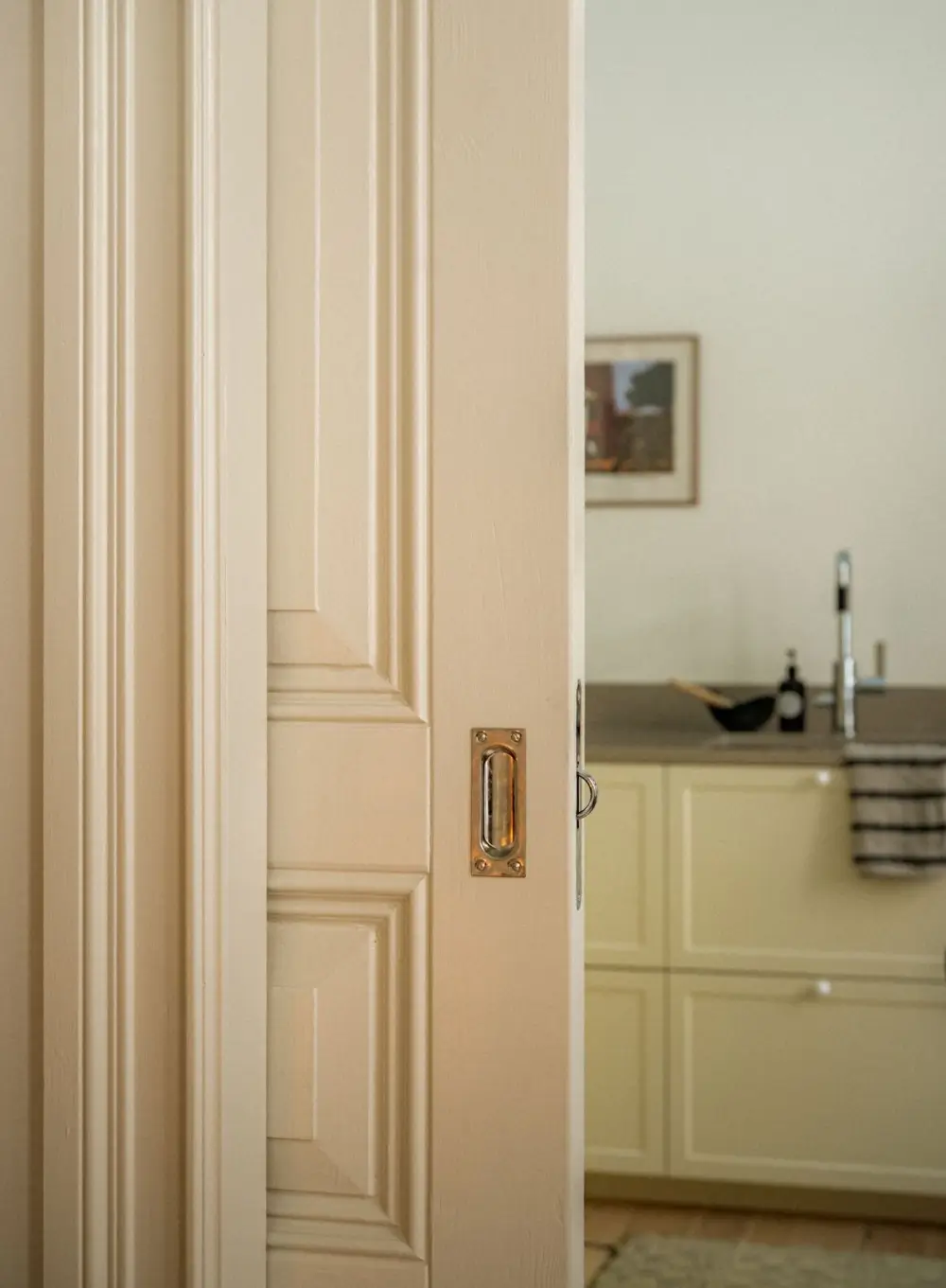 Painted Ceilings and a Light Yellow Kitchen in a Swedish Apartment 10 renovated-late-19th-century-apartment-yellow-kitchen-nordroom