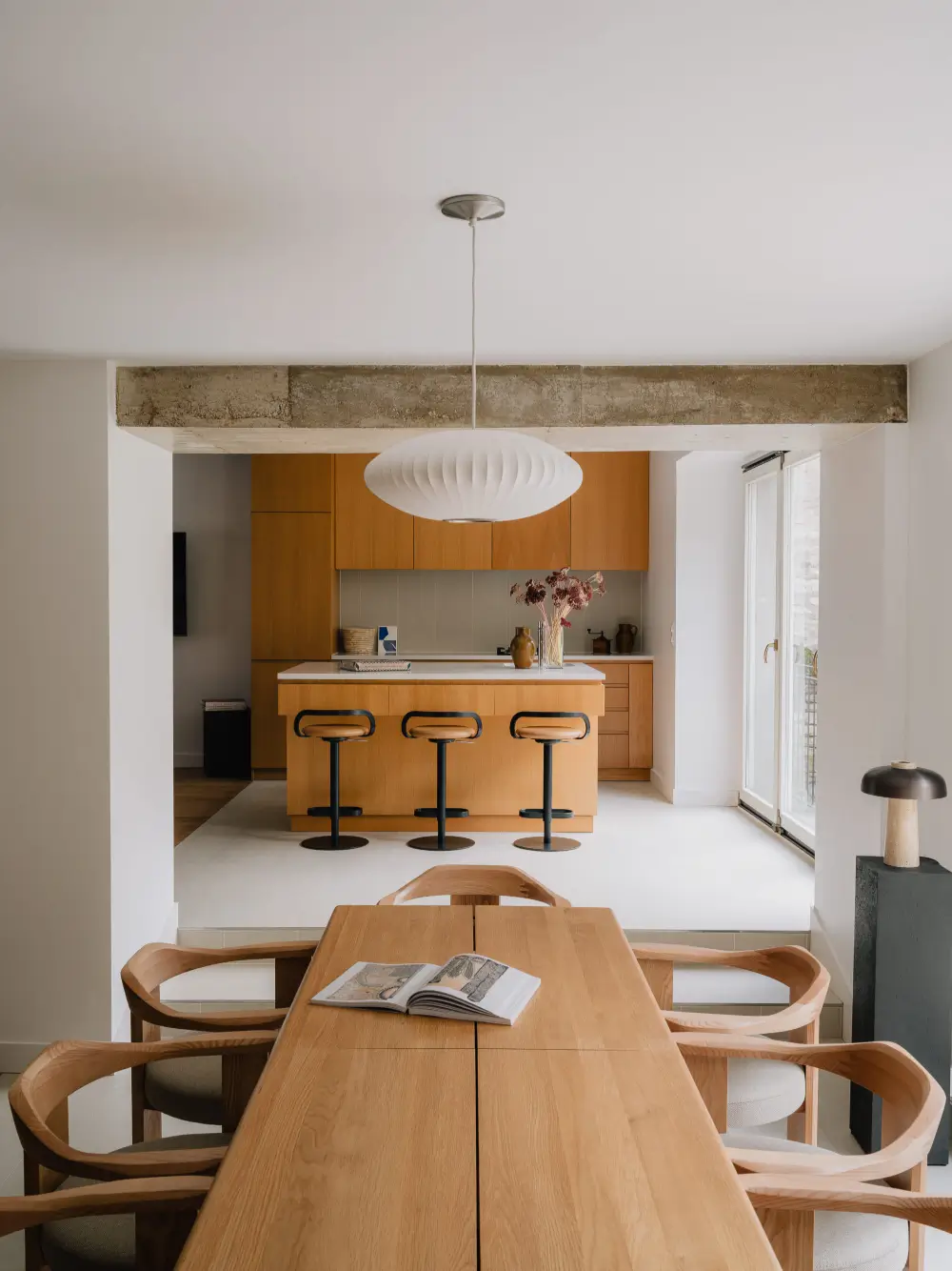 Contemporary Living in A Restored Winemaker’s House in Burgundy 1 restored-old-winemakers-house-france-Atelier-FCA-nordroom