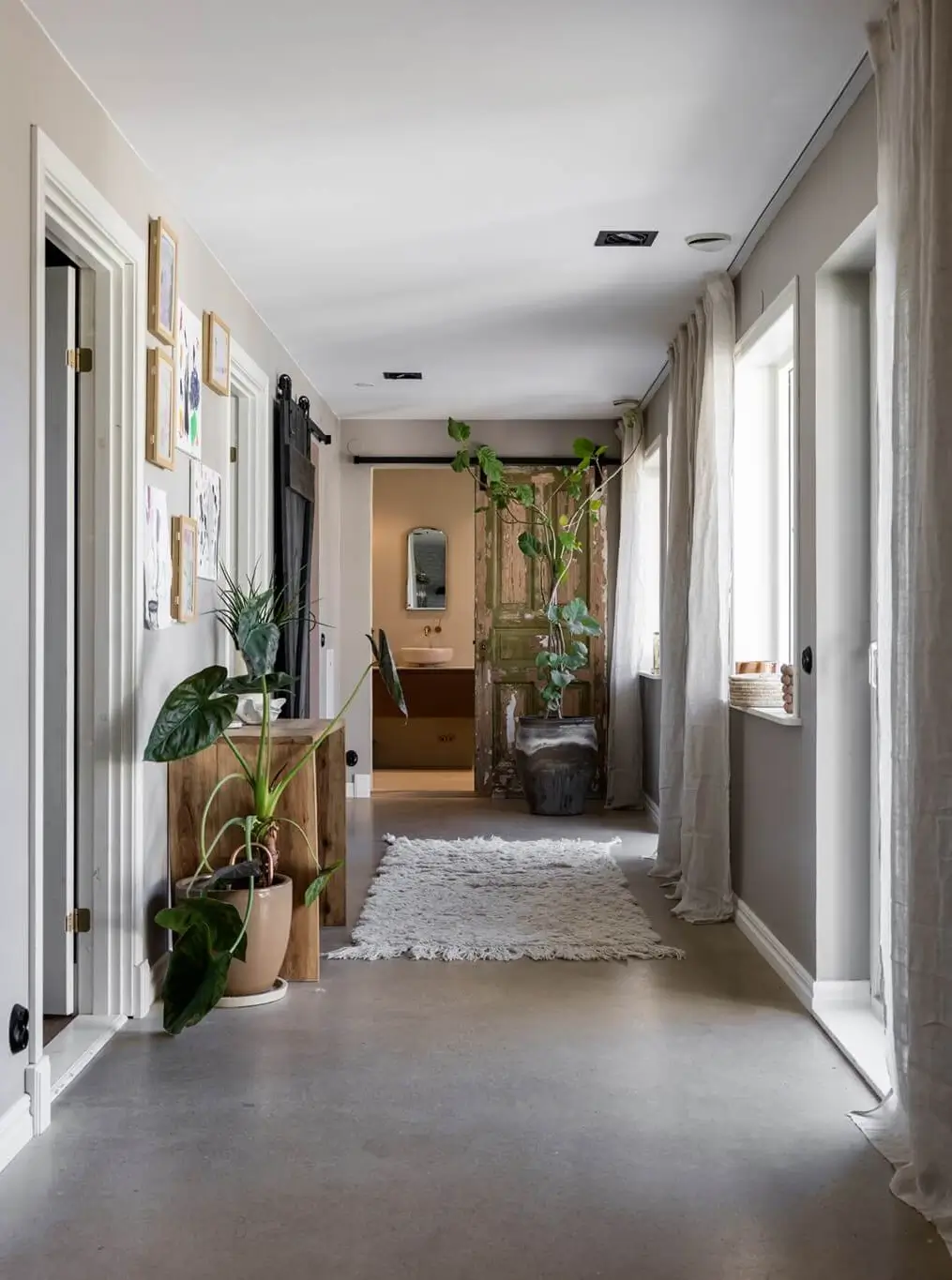Concrete Floors and a Pitched Ceiling in a South Sweden Country House 24 concrete-floors-natural-materials-south-sweden-home