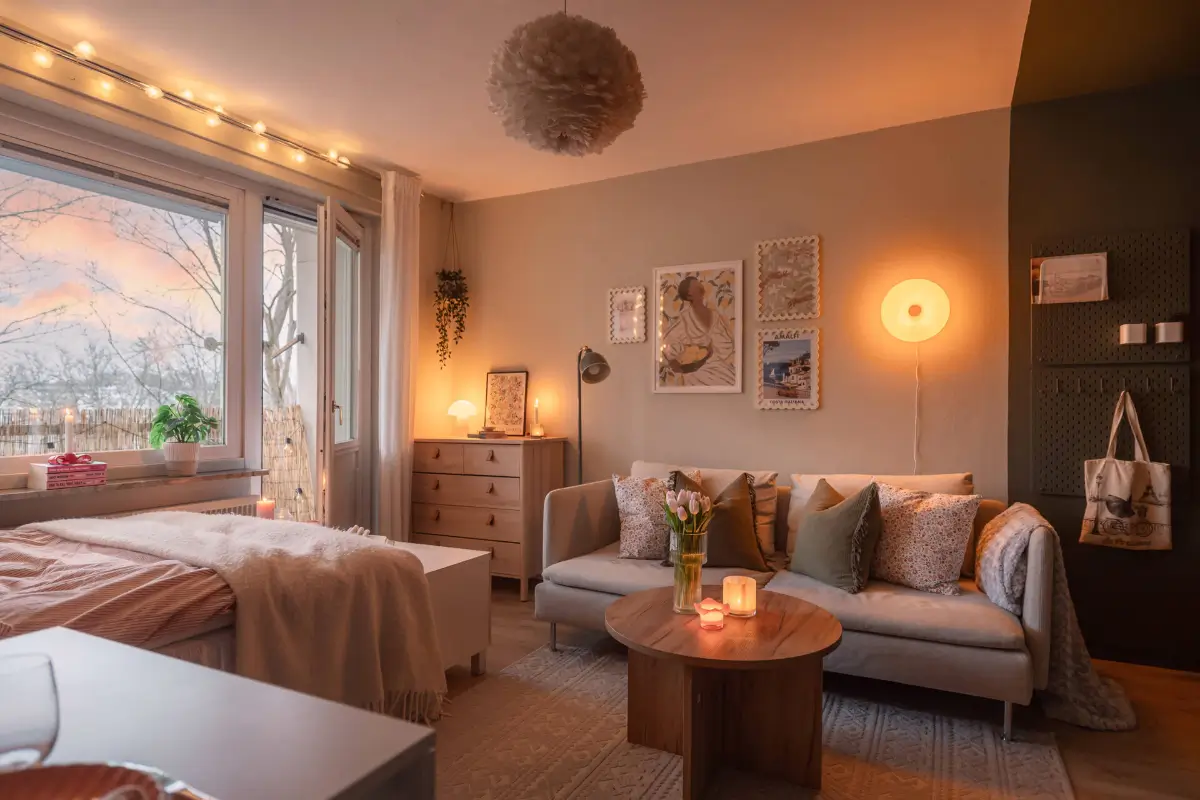 Studio Apartment Layout Ideas: Living Small is Looking Good 16 cozy studio apartment layout ideas nordroom Studio Apartment Layout Ideas: Living Small is Looking Good