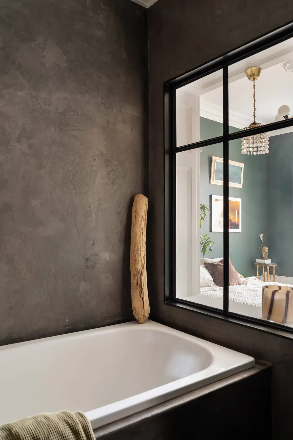 Dark Tones and Industrial Elements in a Late 19th-Century Apartment 27 dark-wall-colors-stockholm-apartment