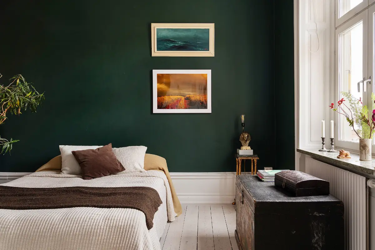 Dark Tones and Industrial Elements in a Late 19th-Century Apartment 23 dark-wall-colors-stockholm-apartment