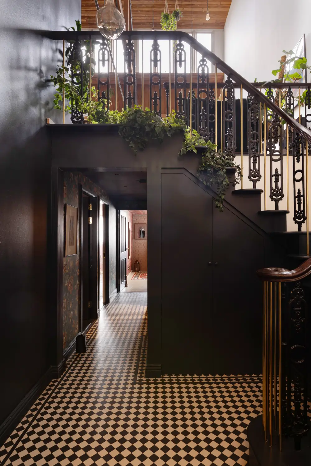 Exposed Brick and Soaring Ceilings in a Unique London Duplex 10 dramatic-london-duplex-exposed-brick-house-of-hackney-wallpapers-nordroom