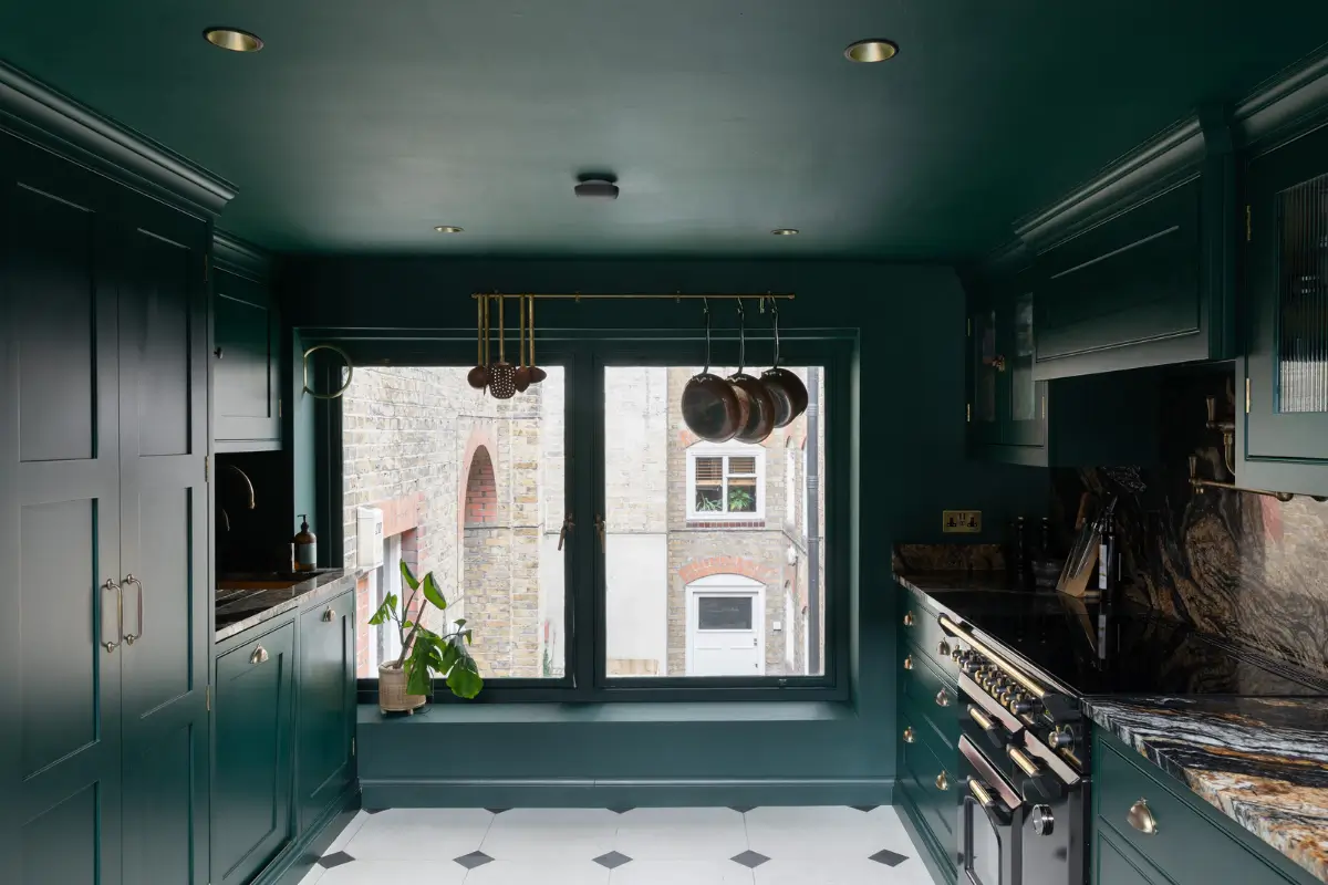 Exposed Brick and Soaring Ceilings in a Unique London Duplex 7 dramatic-london-duplex-exposed-brick-house-of-hackney-wallpapers-nordroom