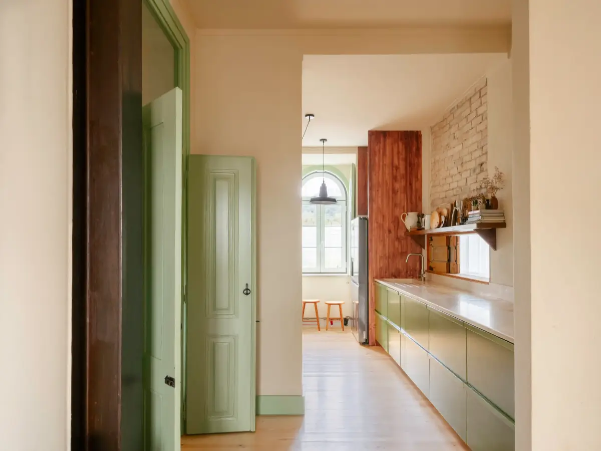 A Restored 19th-Century House in Portugal with Apple Green Color Accents 10 restored-19th-century-house-portugal-nordroom