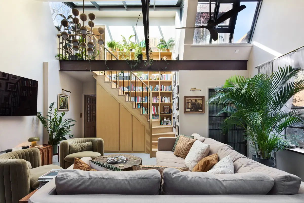 Volume and Light in a Converted 1920s Industrial Building in West London 1 architect-designed-converted-art-deco-industrial-building-london